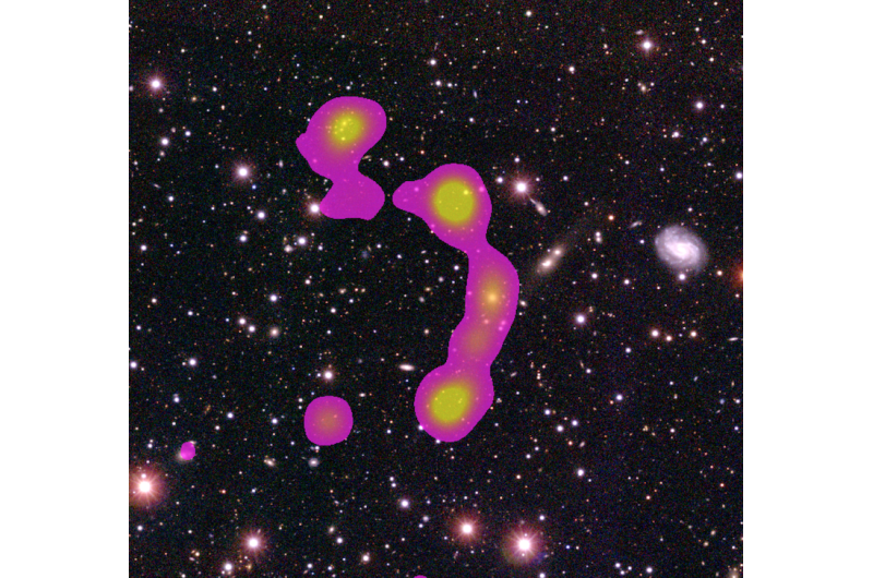Writing their name in the stars: Citizen scientists discover huge galaxy cluster