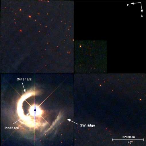 Young star V1331 Cygni unveils its violent past