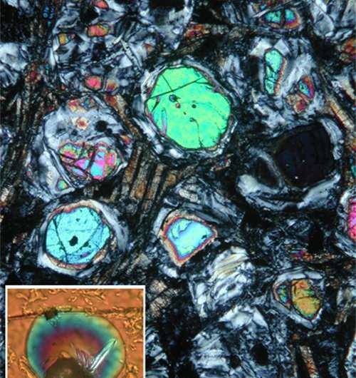 Newly discovered volcanic rock minerals may offer new insights into earth's evolution