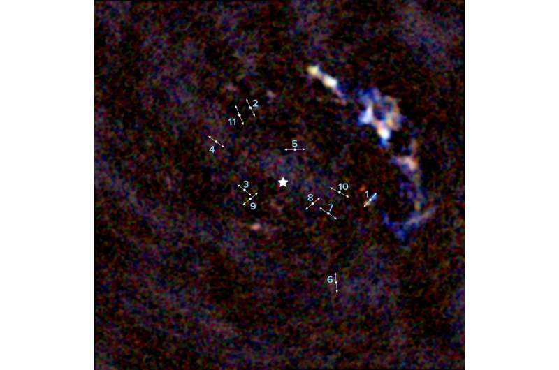 ALMA discovers infant stars surprisingly near galaxy’s supermassive black hole
