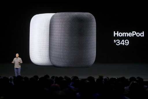 Apple's HomePod connected speaker, unveiled in June, won't be available until early 2018, according to the company