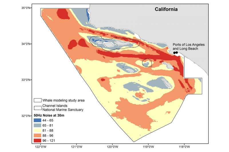 Assessing noise in Southern California whale habitat