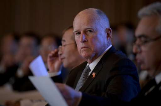 California Governor Jerry Brown was treated to a red carpet welcome in Beijing, including meeting with President Xi Jinping, as 
