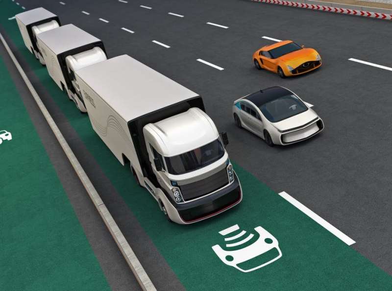 Coming soon to a highway near you—truck platooning