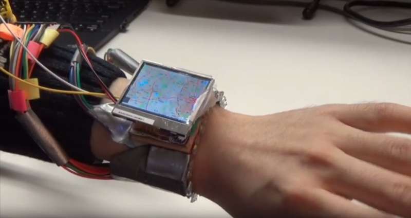 Dartmouth-led team develops WristWhirl, a smartwatch prototype using wrist as a joystick