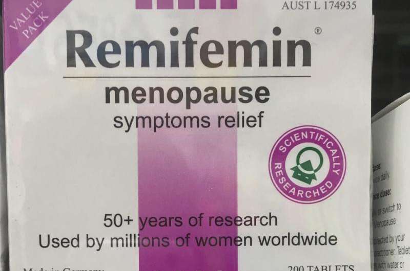 Do meds like Remifemin really ease hot flushes and night sweats in menopausal women?