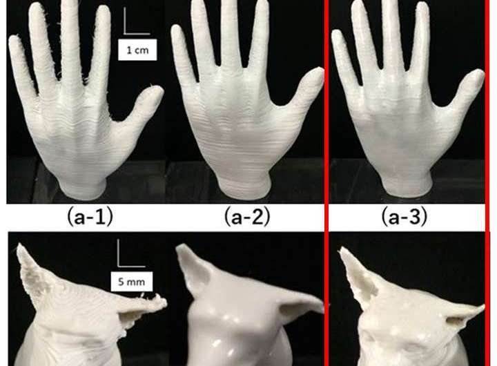 Dramatic improvement in surface finishing of 3-D printing