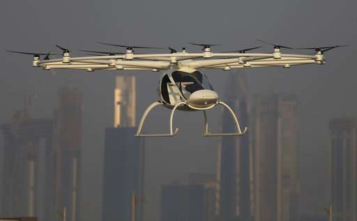Dubai dreams of flying taxis darting among its skyscrapers