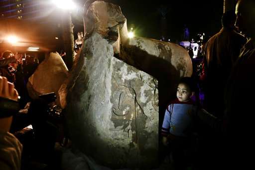 Egyptian statue recently unearthed is not Ramses II