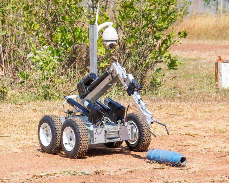Engineers respond to UXO crisis with low-cost EOD robot