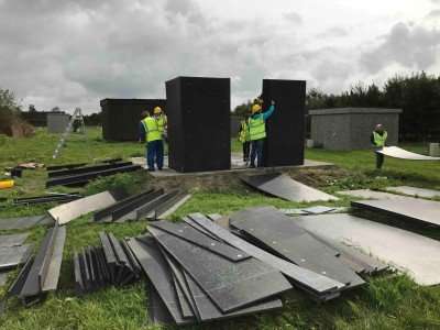 ‘Flat pack’ recyclable emergency shelters to help hurricane victims