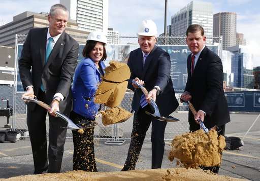 General Electric breaks ground at new Boston site