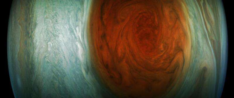 Image: Jupiter’s Great Red Spot (enhanced color)