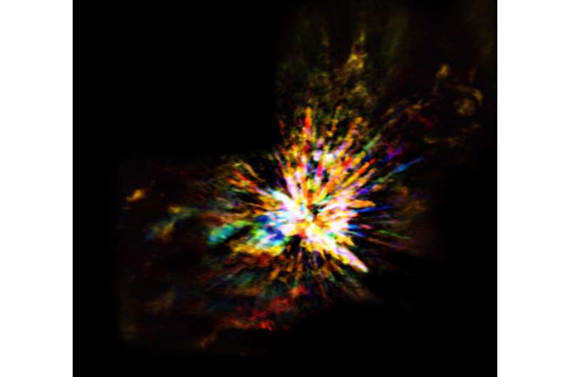 Image release: ALMA captures explosive star birth