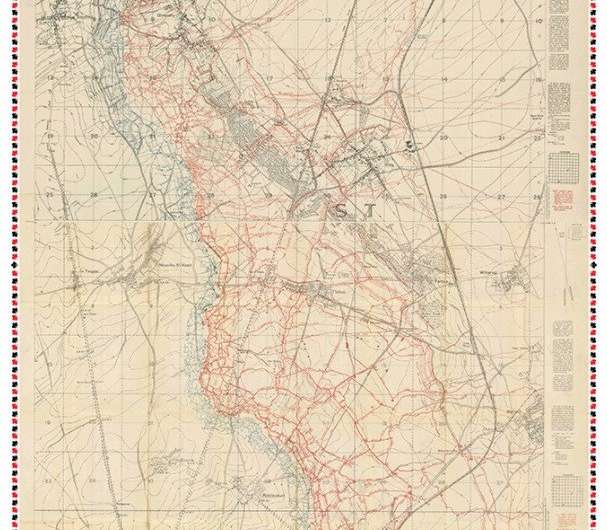 Large-scale map offers insights into the Battle of Vimy Ridge
