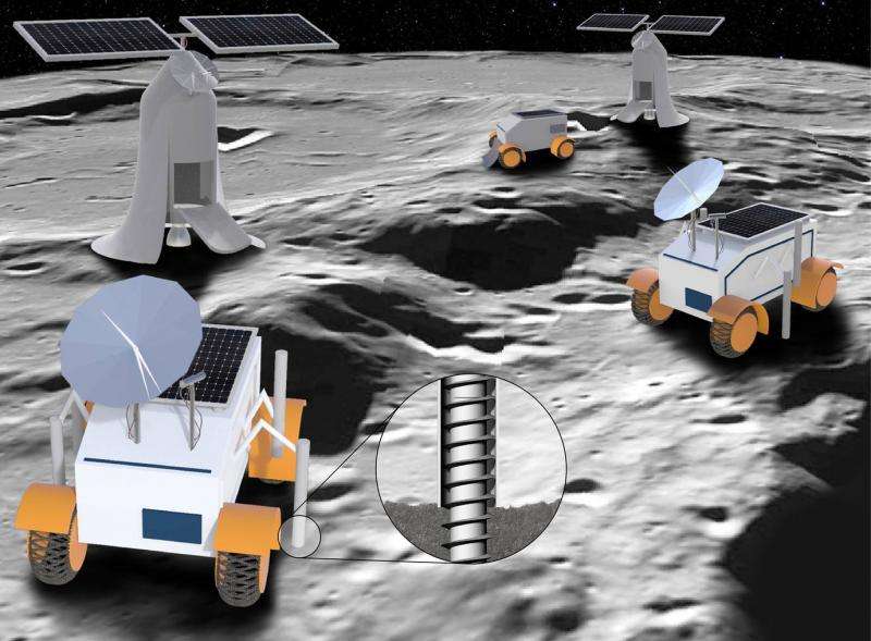 Mining the moon for rocket fuel to get us to Mars