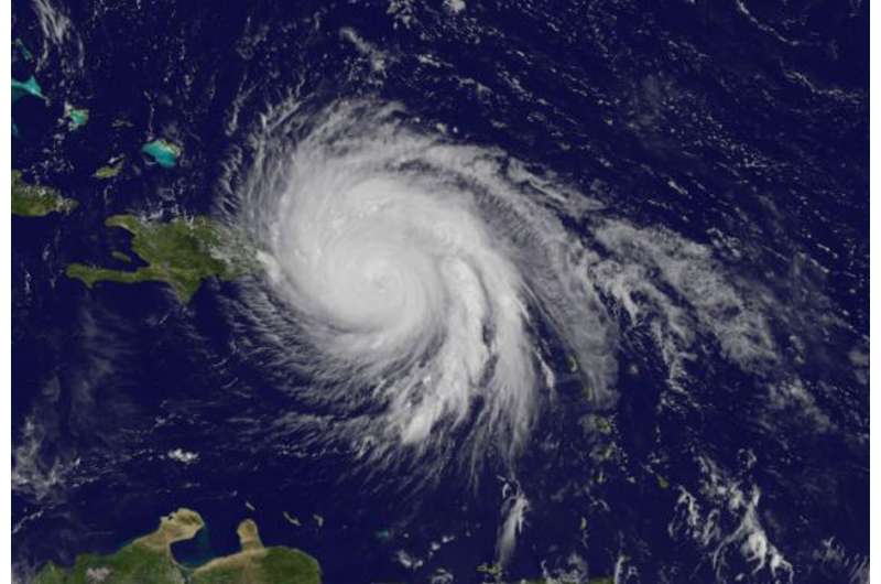 NASA finds very heavy rainfall in Hurricane Maria