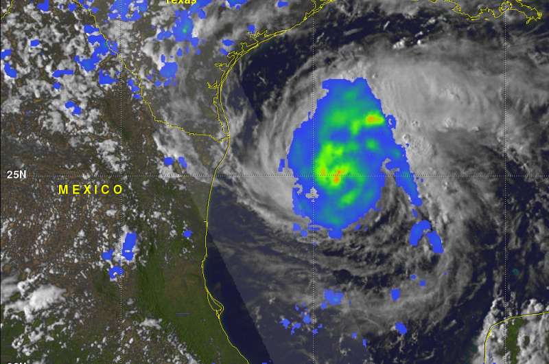 NASA gets an in-depth look at intensifying Hurricane Harvey