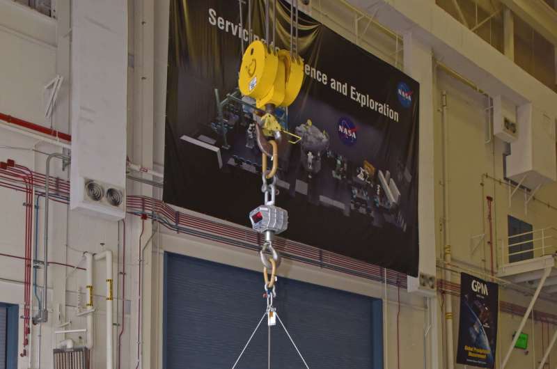 NASA laser communication payload undergoing integration and testing
