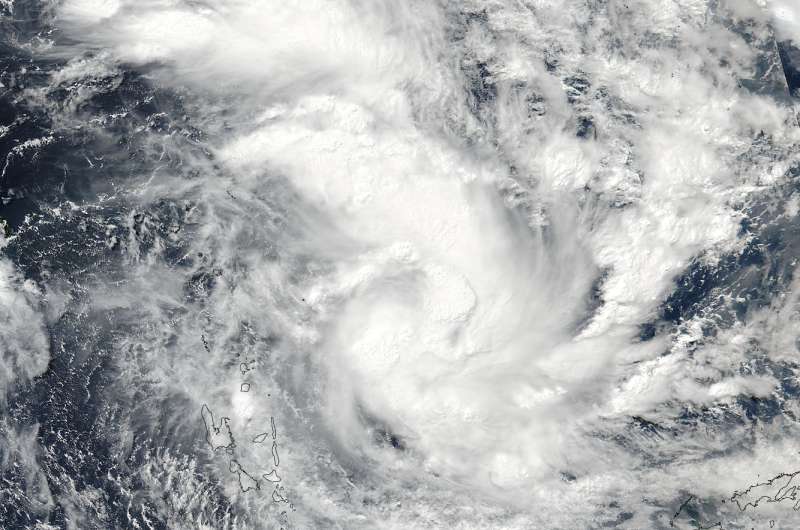 NASA-NOAA's Suomi NPP spots formation of Tropical Cyclone Donna