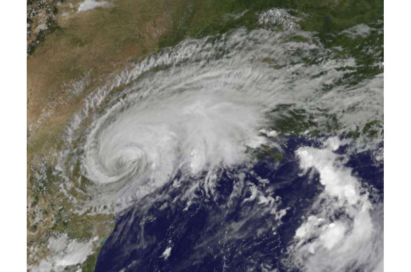 NASA sees a slow-moving, soaking Tropical Storm Harvey