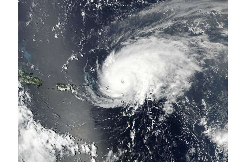NASA sees Hurricane Jose move past the Leeward Islands