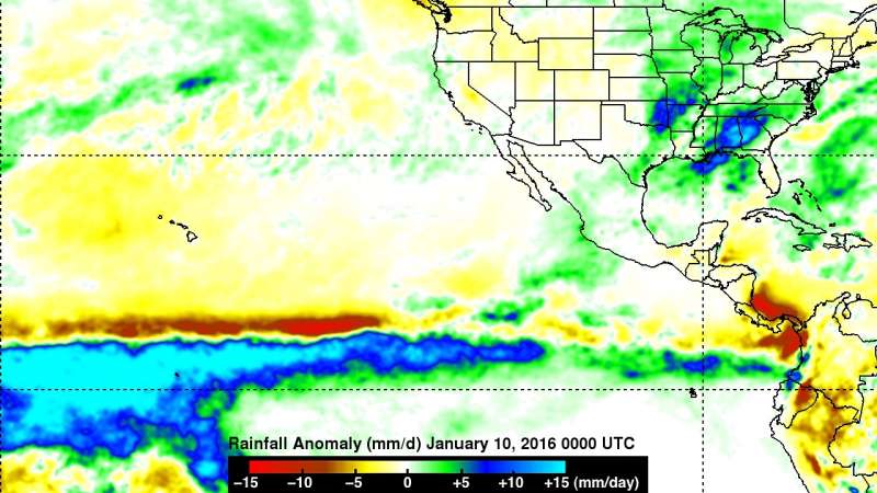 NASA sees Pineapple Express deliver heavy rains, flooding to Calif.