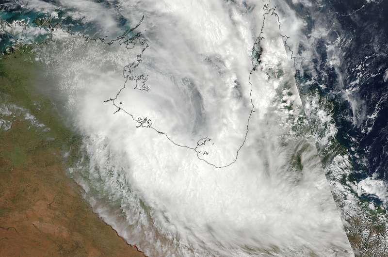 NASA spots short-lived Tropical Cyclone Alfred