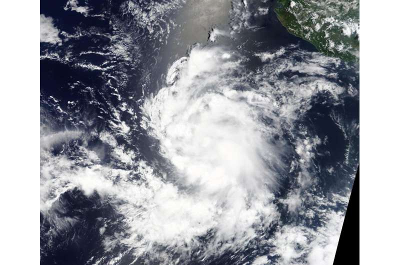 NASA's Terra satellite watching Tropical Storm Greg