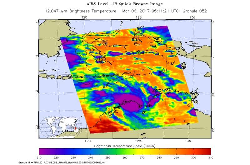 NASA takes a double-look at Tropical Cyclone Blanche