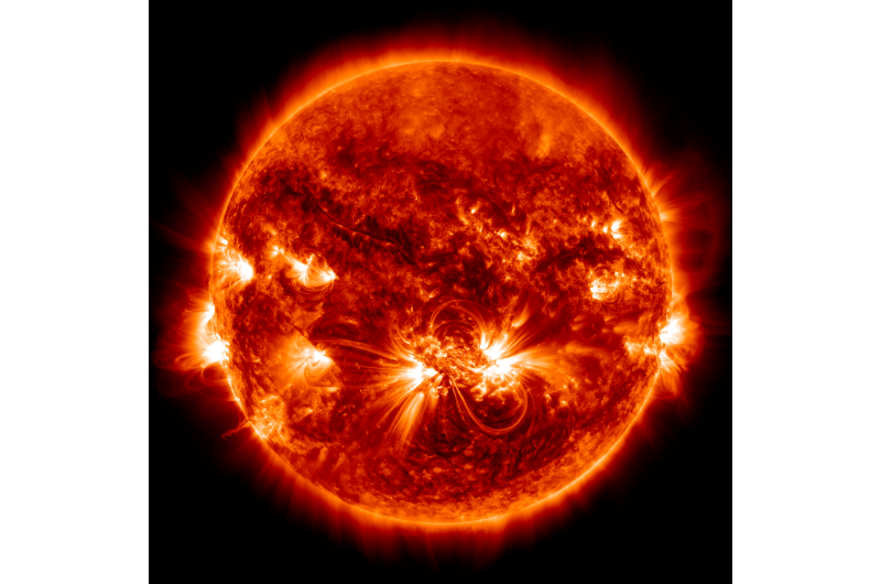 New clue to solving the mystery of the sun's hot atmosphere