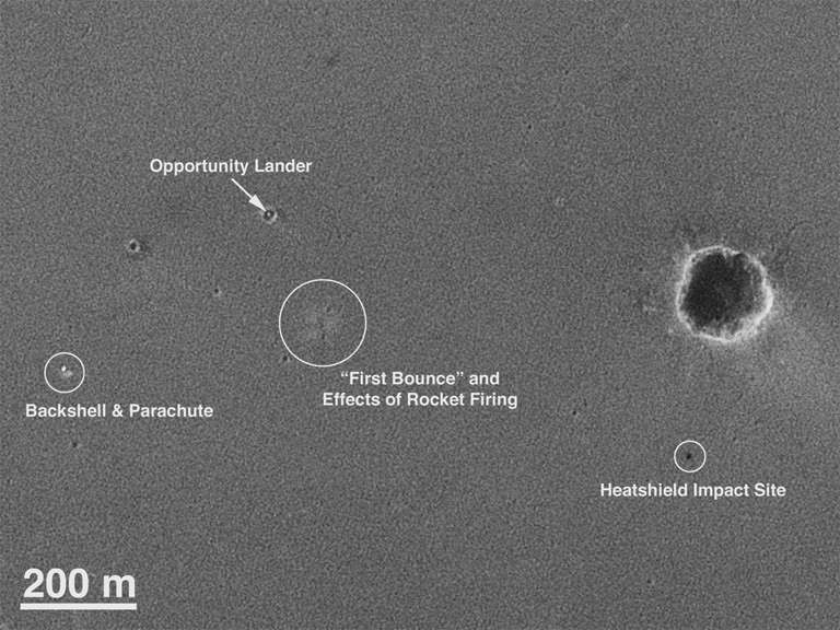 New look at 2004's martian hole-in-one site