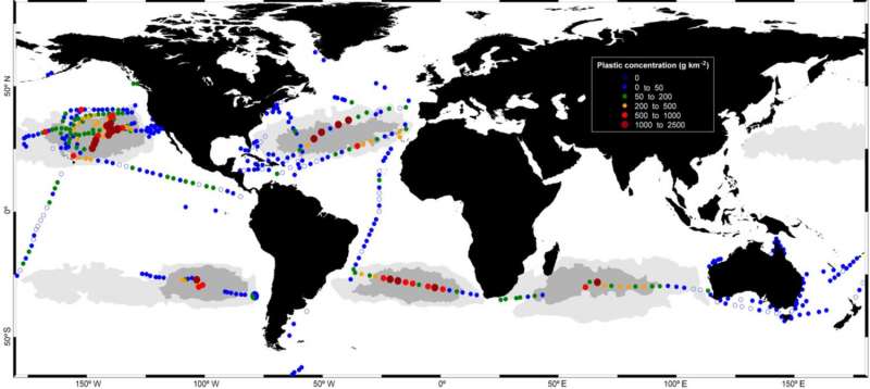 New study helps explain how garbage patches form in the world's oceans