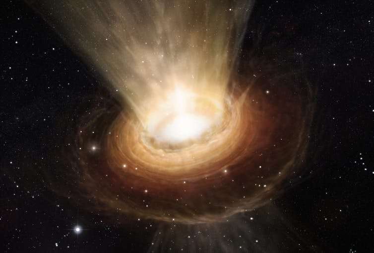 Rare glimpse of a black hole's magnetic field could help us to understand how it feeds
