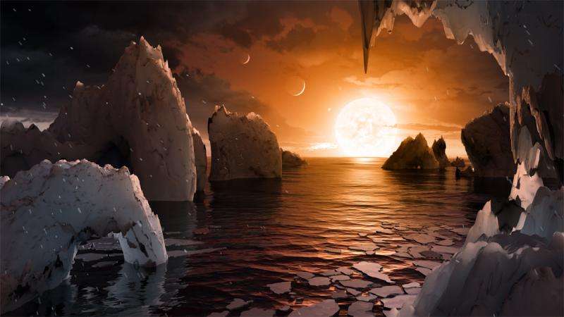Recently discovered solar system could seed life between adjacent exoplanets