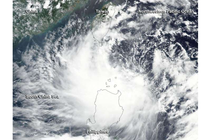 Satellite watches remnants of Tropical Storm Harvey near Honduras