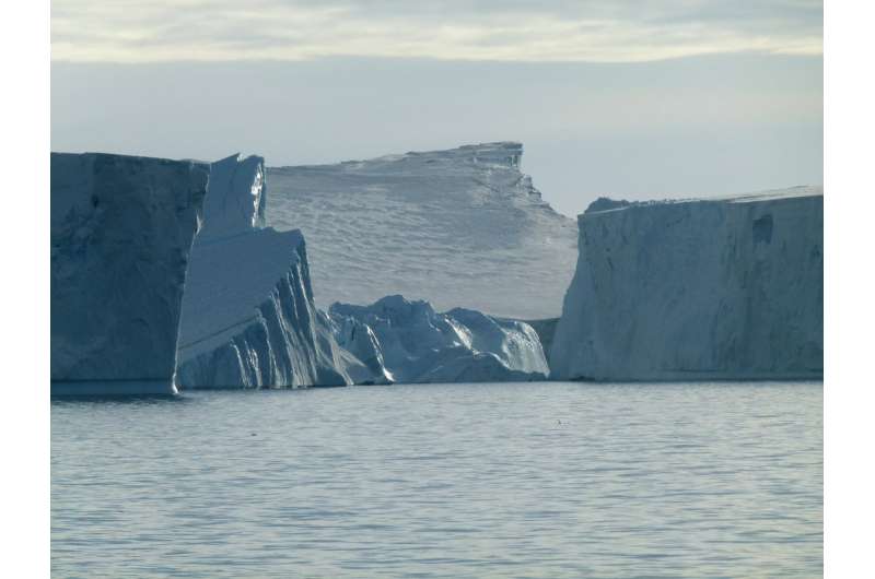 'Scars' left by icebergs record West Antarctic ice retreat