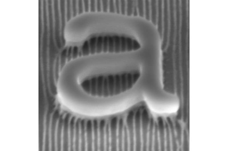 Self-assembling polymers provide thin nanowire template