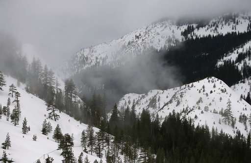 Study: Loss of water in drought caused Sierra Nevada to rise