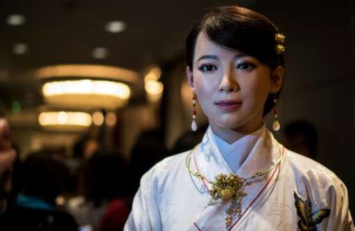 The humanoid robot 'Jia Jia' was created by a team of engineers from the University of Science and Technology of China