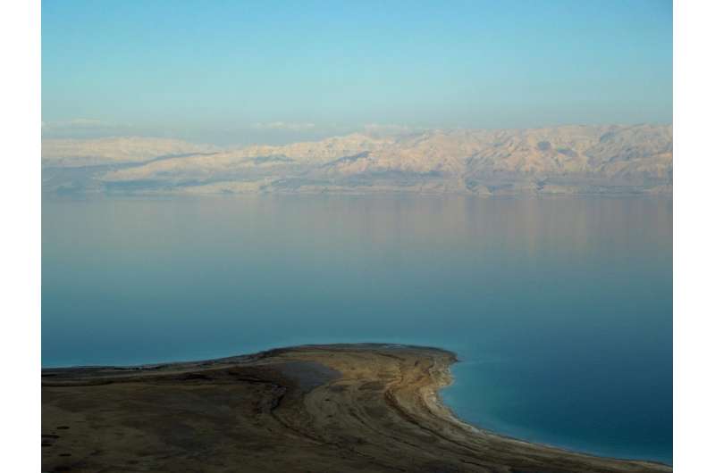 Under the dead sea, warnings of dire drought