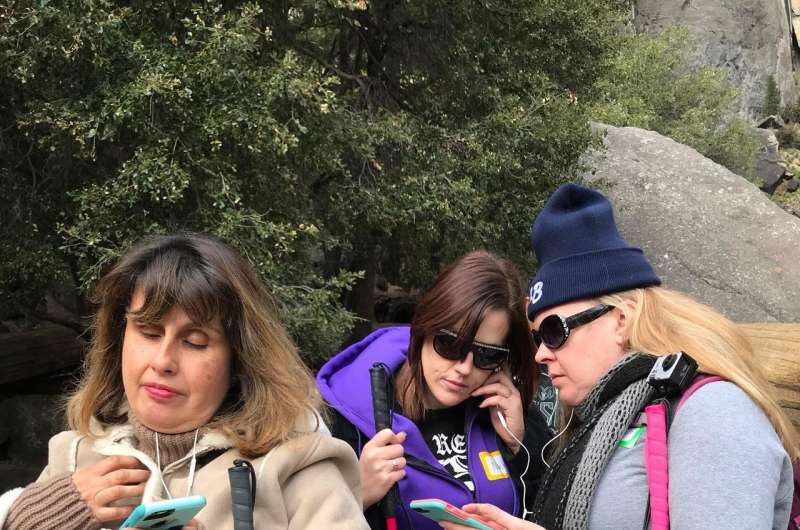 Researchers field testing mobile app for visually impaired at Yosemite National Park