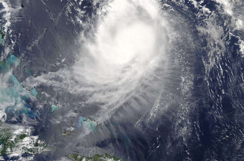 NASA satellites find wind shear affecting Hurricane Jose