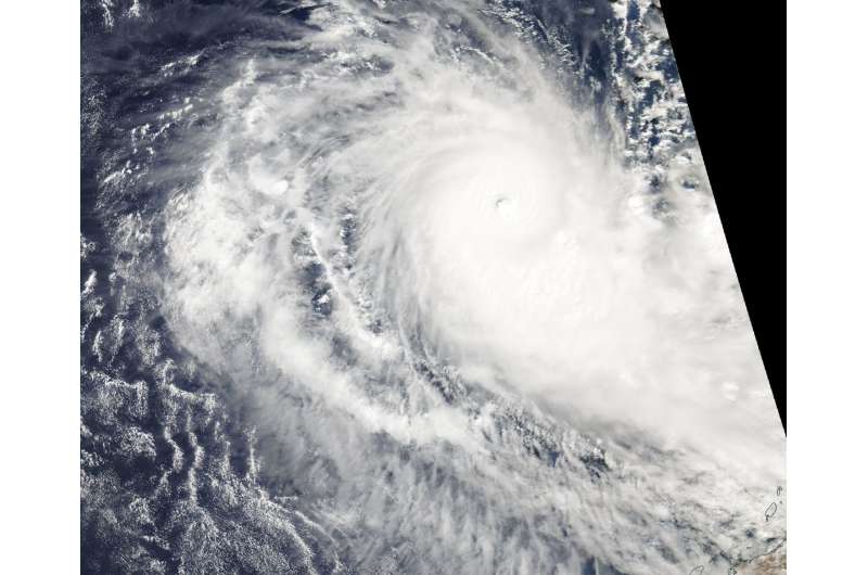 NASA sees Tropical Cyclone Ernie intensify