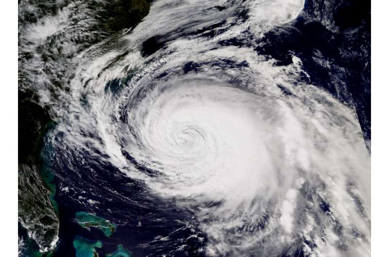 NASA satellite data shows Hurricane Maria's strongest side