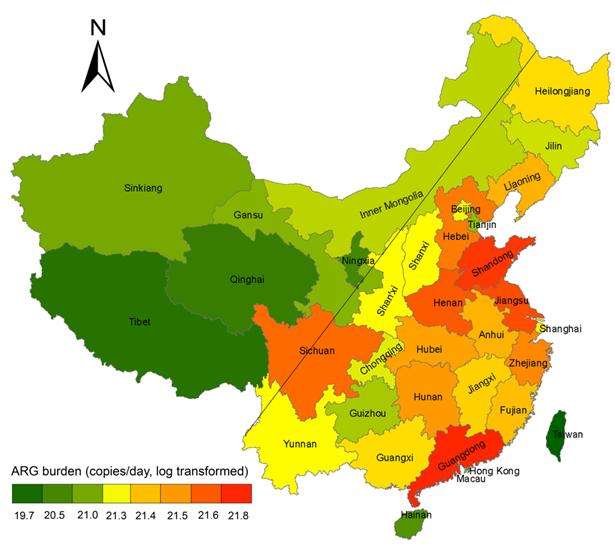 Scientists map the distribution of antimicrobial resistance across Chinese major cities