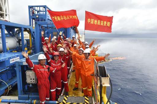 China, Japan extract combustible ice from seafloor