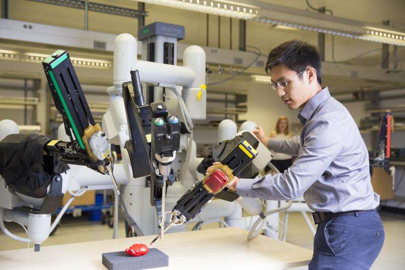 Engineers developing advanced robotic systems that will become surgeon's right hand