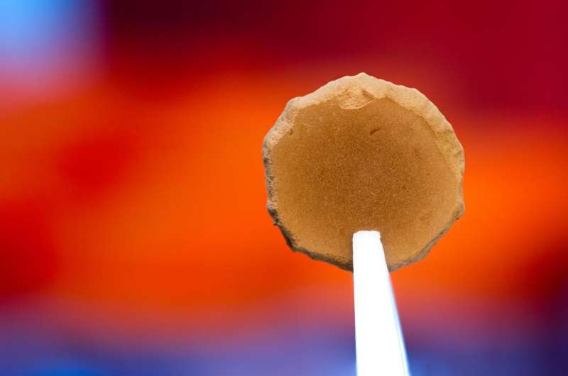 Engineers investigate a simple, no-bake recipe to make bricks from Martian soil