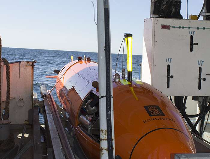 Great opportunities for marine research with new underwater vehicle